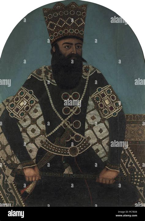 portrait  fath ali shah qajar  portrait  fath ali shah qajar