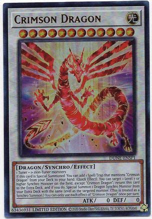 Crimson Dragon Dune Ensp Duelist Nexus Yugioh