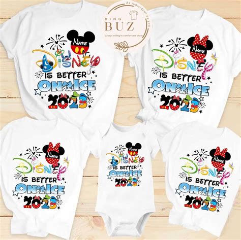 Personalized Disney Is Better On Ice 2023 Shirt, Mickey Minnie Trip Matching, Disney On Ice ...