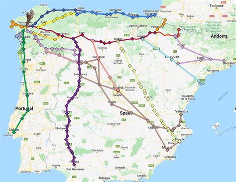 Santiago De Compostela Pilgrimage Route