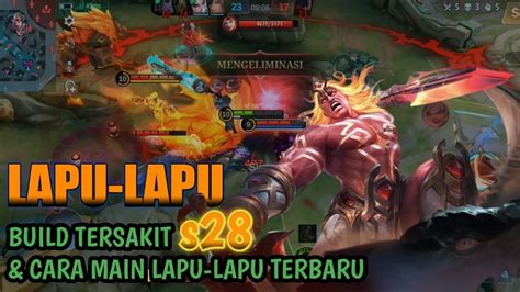 KETIKA EXP LANE KU PEGANG BUILD TERSAKIT LAPU LAPU 2023 CARA MAIN