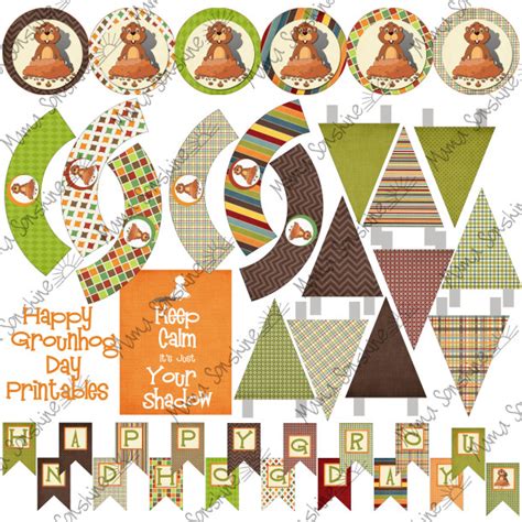 Free Printable Groundhog Day Decorations • Free-Printables.com