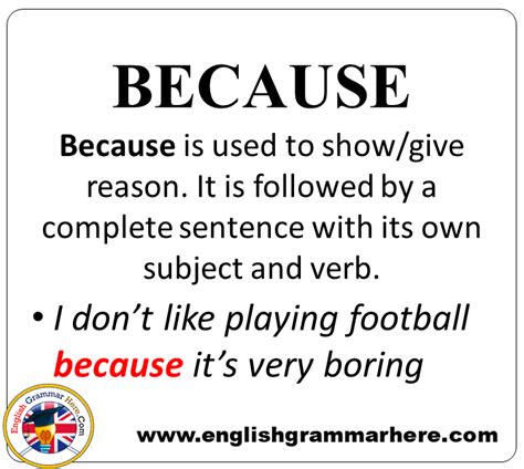 Detailed Conjunctions Expression And Example Sentences English