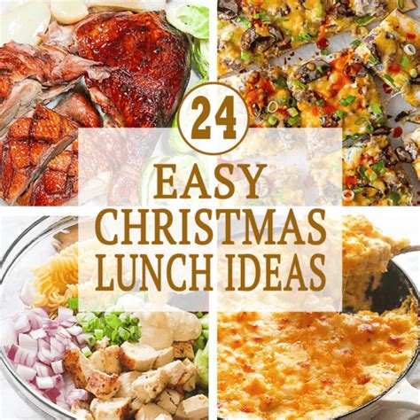 24 Easy Christmas Lunch Ideas - Immaculate Bites