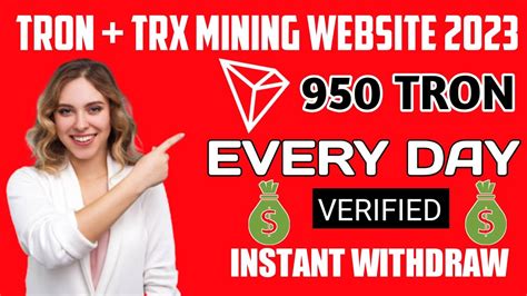 How To Earn Free Trx Trx Mining Website Tron Trx Tron Mining