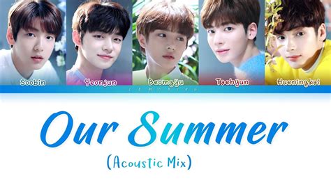 TXT Our Summer Acoustic Mix 투모로우바이투게더 Our Summer Color Coded