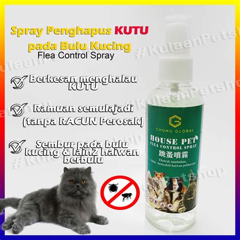 Bedak Kutu Dan Hama Kucing Cat Flea Control Ubat Kutu Bulu Kucing