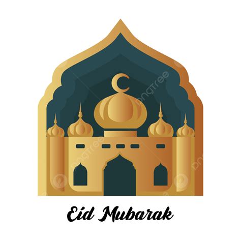 Eid Mubarak Mosque Vector Hd Png Images Eid Mubarak Background Islamic