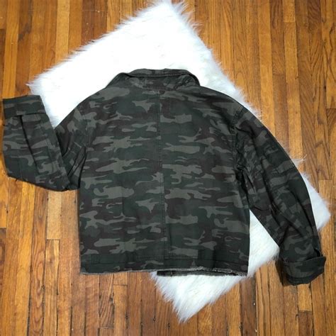 Sanctuary Jackets Coats Nwt Sanctuary Cropped Camo Jacket Poshmark