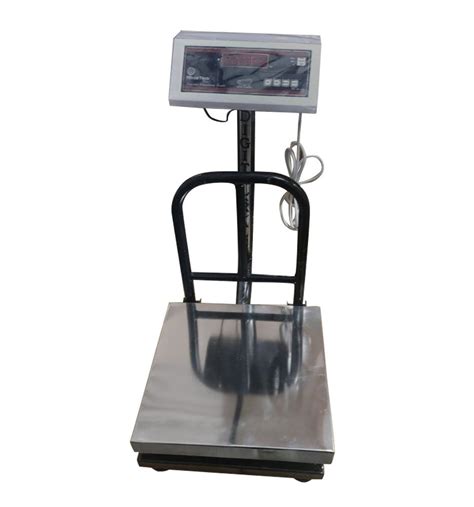 Mild Steel Kg Micro Tech Digital Platform Weighing Scale Size X