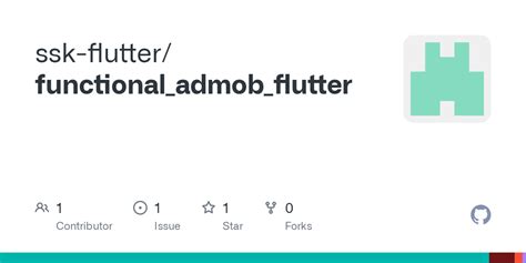 Github Ssk Flutter Functional Admob Flutter