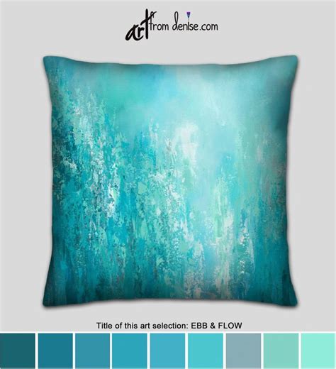 Turquoise Gray Teal Throw Pillows Or Decorative Accent Pillow For Bed