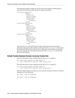 oracle  gateway   installation  configuration guide