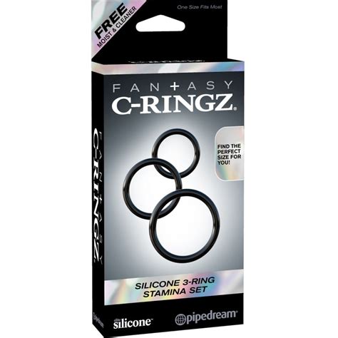 Kit 3 Anelli Fallici In Silicone Per Pene E Testicoli Love Shop