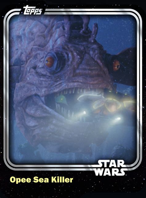 Opee Sea Killer Creature Base Series 1 Star Wars Card Trader