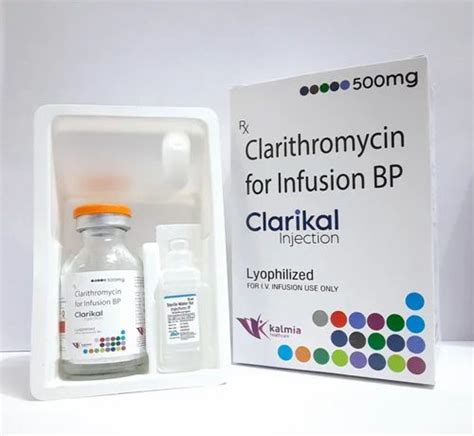 Clarithromycin Mg Injection At Vial Clarithromycin