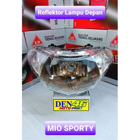 Jual Reflektor Lampu Depan Yamaha MIO SPORTY SMILE Murasaki Shopee