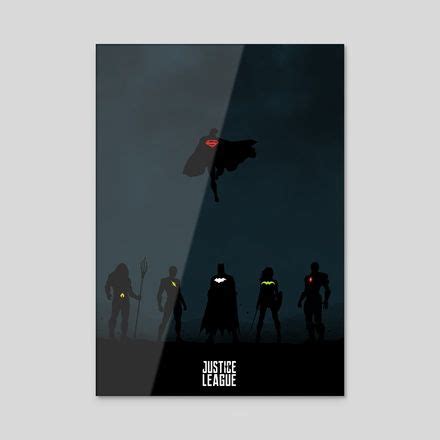 Justice League Minimalist Poster 2 An Art Print By Arshad Tp INPRNT