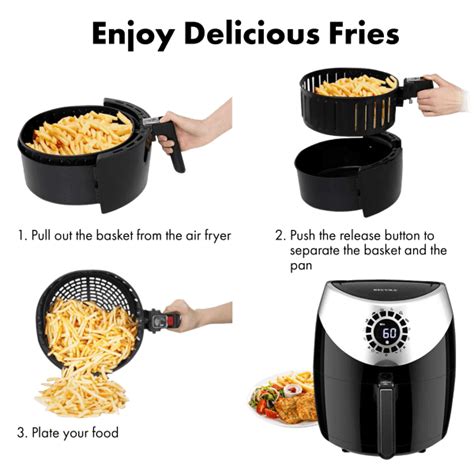 Morningsave Secura Digital 53qt Xl 1700w Air Fryer