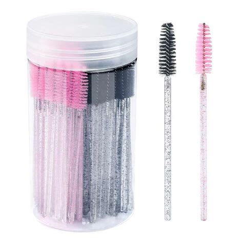 Pcs Eyelash Brushes Mascara Wands With Container Bendable