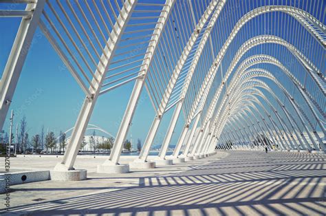 Arch of the Athens Olympic Stadium Stock Photo | Adobe Stock