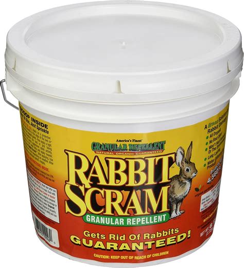 Enviro Pro 11006 Rabbit Scram Repellent Granular White Pail 6 Pounds Walmart Business Supplies