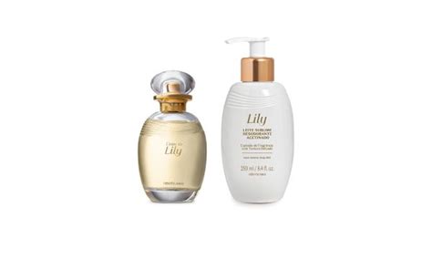 Combo L eau de Lily Desodorante Colônia 75ml Leite Desodorante