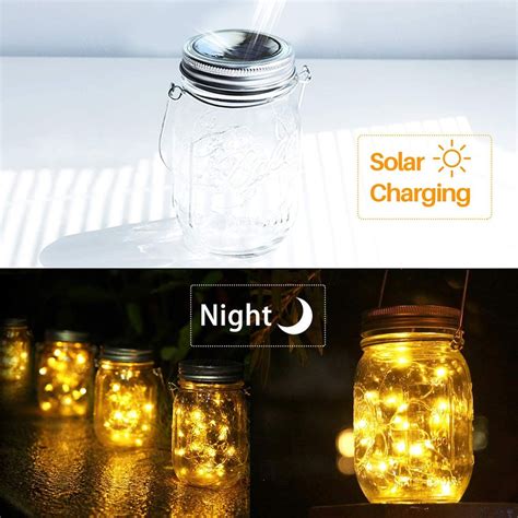 Solarlampe St Ck Solar Mason Jar Licht Led Kaufland De