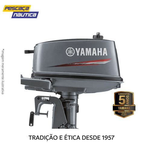 Hp Motor Yamaha Cmhs Tempos Partida Manual Compre Online Pesca A