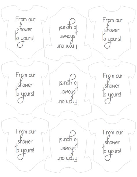 From Our Shower To Yours Free Printable Tags Printable Word Searches