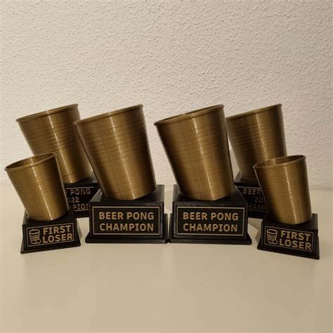 Free Stl File Beer Pong Trophy [free] 🍺 ・3d Print Design To Download・cults