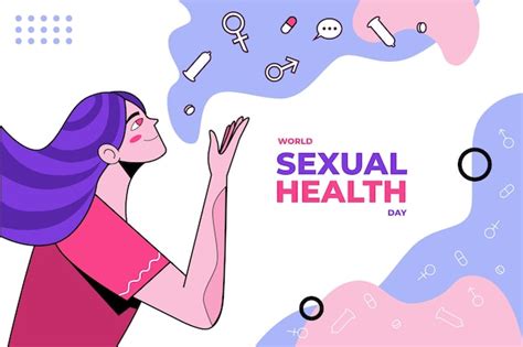 Contexte De La Journée Mondiale De La Santé Sexuelle Dessinés à La Main