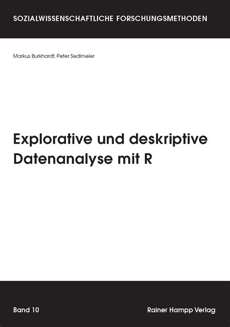 Band Explorative Und Deskriptive Datenanalyse Mit R