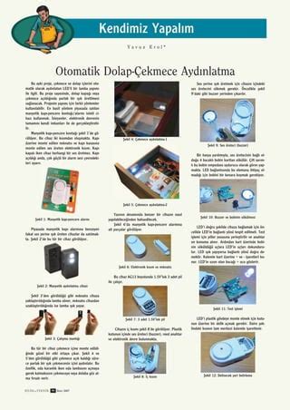 Otomatik dolap çekmece aydınlatma PDF