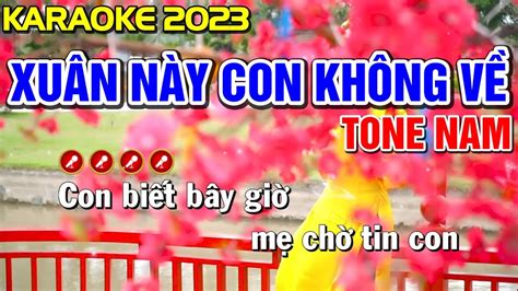 Xu N N Y Con Kh Ng V Karaoke Nh C S Ng Tone Nam Beat Chu N T Nh