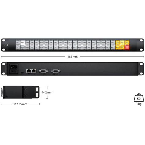 Blackmagic Smart Videohub Control Pro Control Pannel Avacab