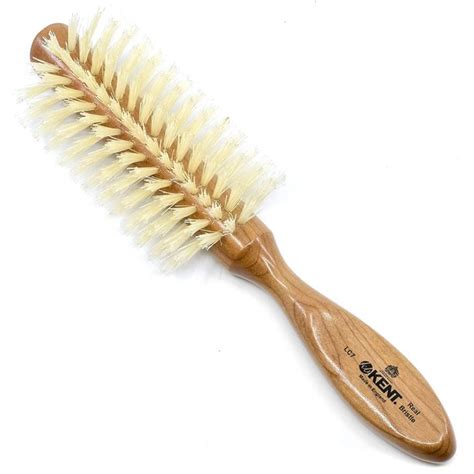 Ladies Finest White Boar Bristle Half Round Hair Brush