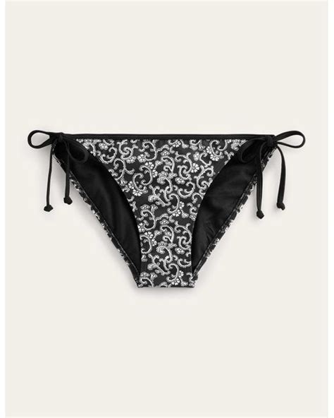 Boden String Bikini Bottoms Nero In Black Lyst