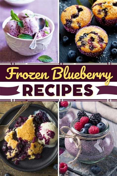 Frozen Blueberry Recipes