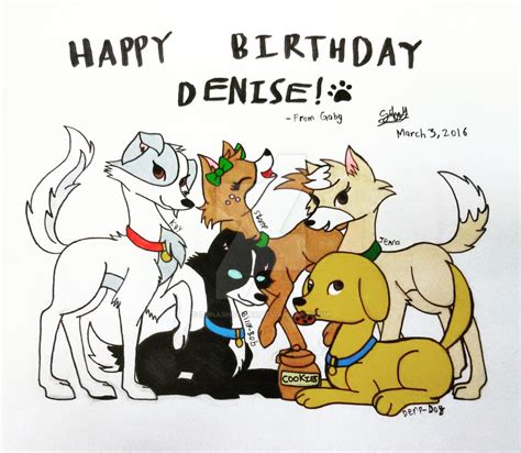 Happy Birthday Denise by Lunashygaby on DeviantArt