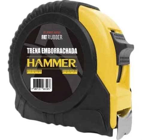 Trena Manual Emborrachada Trava Hammer 25mm X 10 Metros MercadoLivre