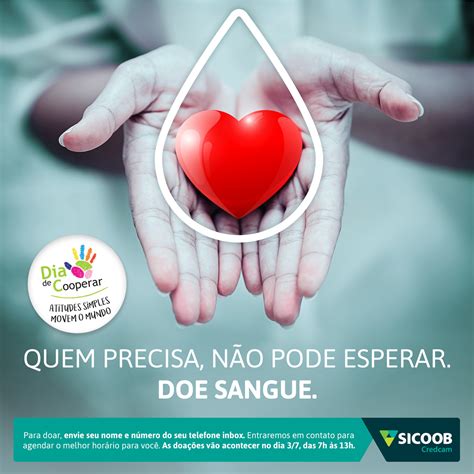 Campanha DoaÇÃo De Sangue Nacional Sicoob