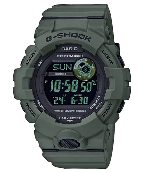 Casio G Shock Mens Digital Watch With Resin Strap Gbd 800uc 3er