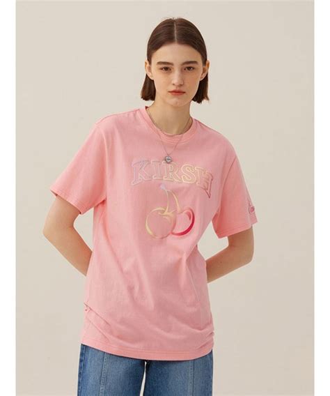 Kirsh Kirsh Cherry Arch Logo Gradation T Shirt Teet