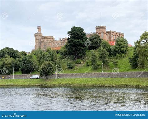 A view of Inverness Castle editorial image. Image of estate - 298485465