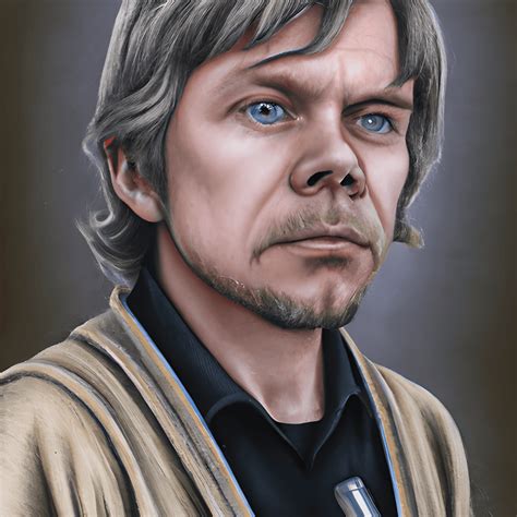 Luke Skywalker Hyper Realistic Graphic · Creative Fabrica