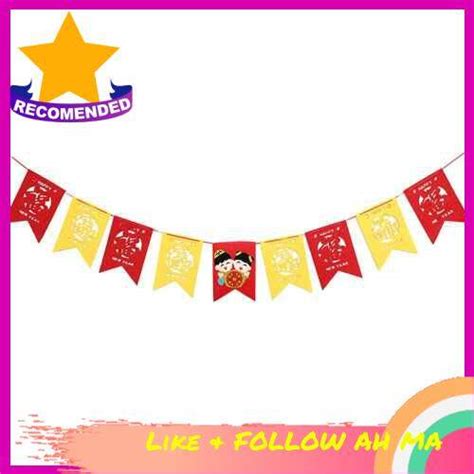 BEST SELLER Chinese New Year Decorations Chinese Spring Festival Hanging Decor Good Luck Paper ...