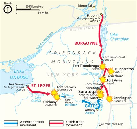 Burgoynes Campaign June October 1777 Fort Stanwix National Monument Us National Park Service