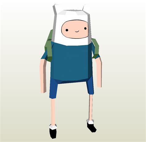 Finn Adventure Time Papercraft Finn And Jake Treehouse Papercraft R