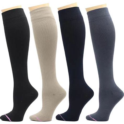 Dr Motion Womens 8 15mmhg Mild Compression Knee High Socks 4 10